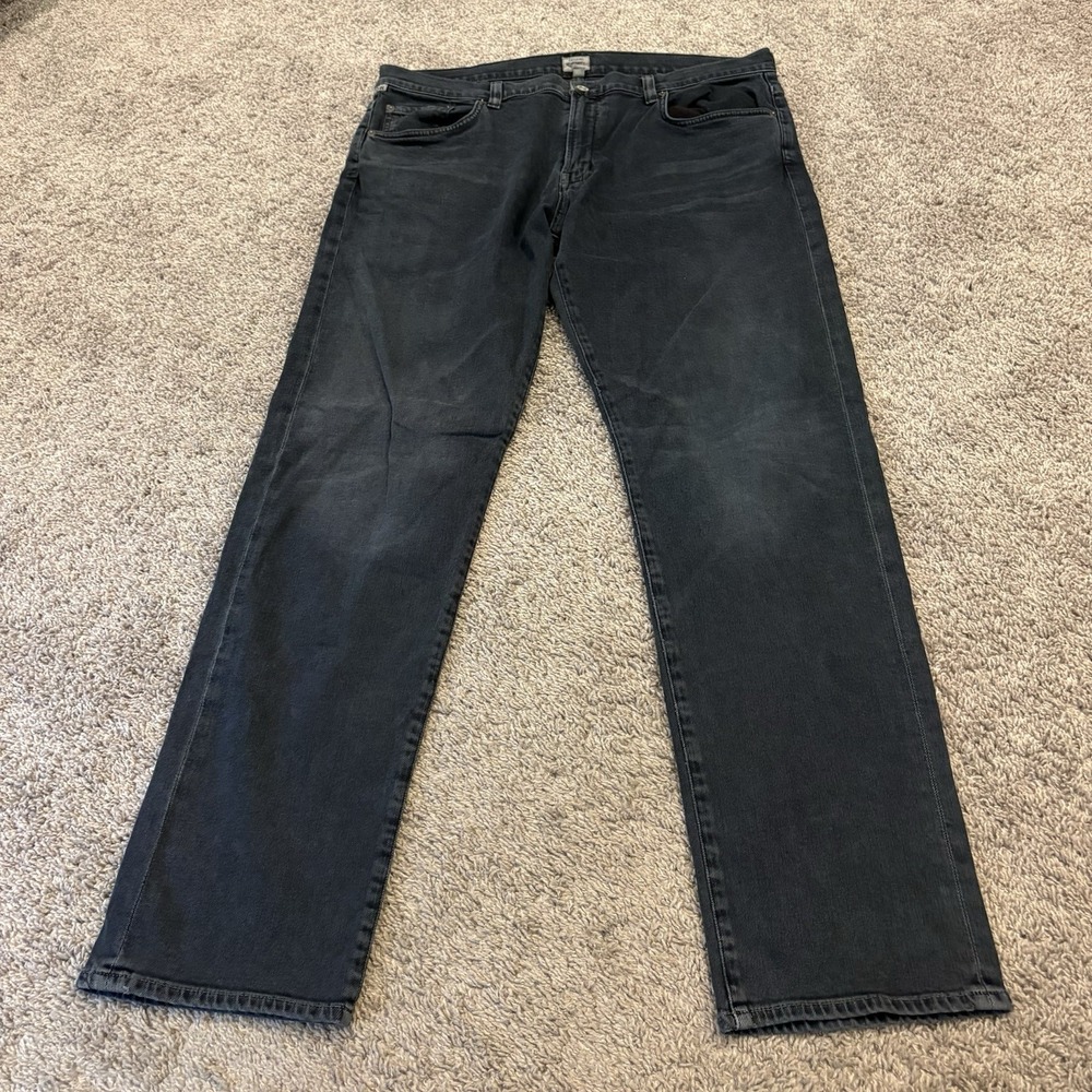 Citizens Of Humanity The Adler Tapered Classic Stretch Denim Jean 38x32 Dark